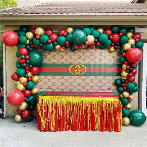 gucci balloons|Gucci themes for party.